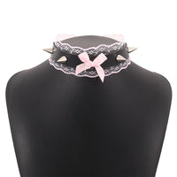 “Damsel” Choker (pink)