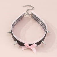 “Damsel” Choker (pink)