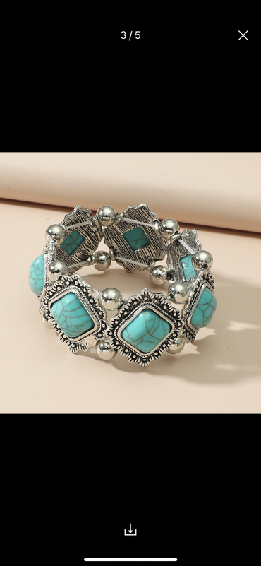 “Eternity” Turquoise Bracelet