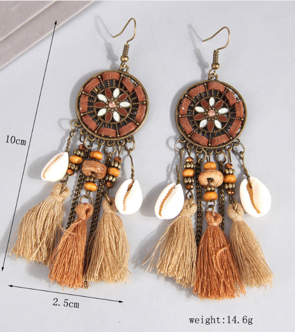 “Bohemian Dreams” Dream Catcher Earrings