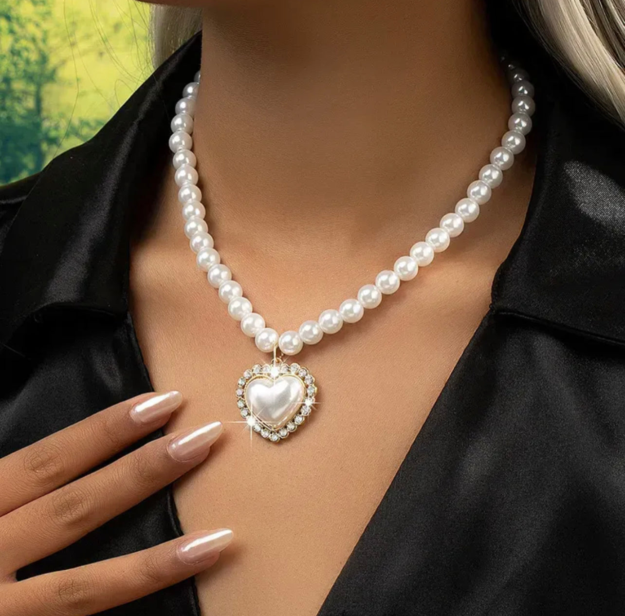 “Summertime in Paris” Pearl Necklace